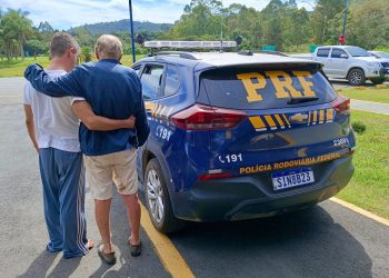 PRF de Poços de Caldas localiza idoso que estava desaparecido