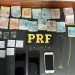 PRF apreende joias, maconha e R$ 19 mil escondidos em carro no Sul de Minas