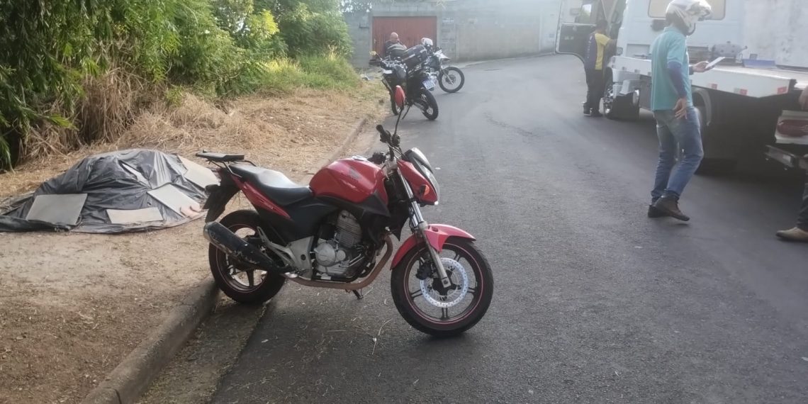 Demutran recupera moto furtada em Poços de Caldas