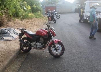 Demutran recupera moto furtada em Poços de Caldas