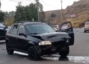 Condutor é preso por embriaguez após acidente em Poços de Caldas 