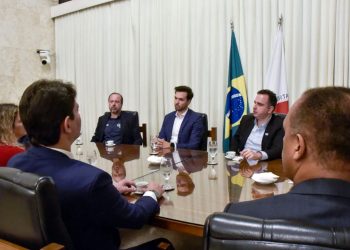 Rodrigo Pacheco e Tadeu Leite debatem resolução da dívida de Minas com a União