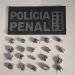 Policiais penais apreendem droga arremessada para dentro do presídio de Poços