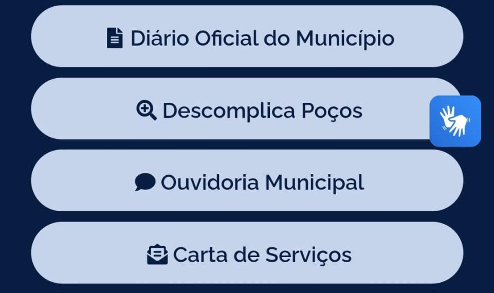 DESCOMPLICA POÇOS: Saiba como acessar serviços e links da Prefeitura