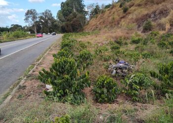 Moto sai da pista em Campestre e motociclista morre no hospital 