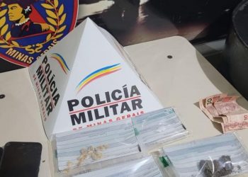 Homem e menor de idade foram detidos por tráfico de drogas em Poços de Caldas