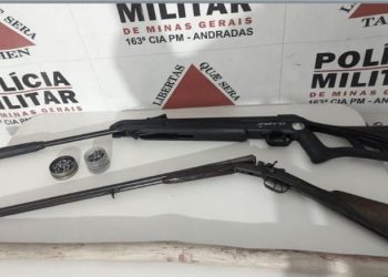 PM apreende arma após briga entre funcionários de fazenda em Andradas