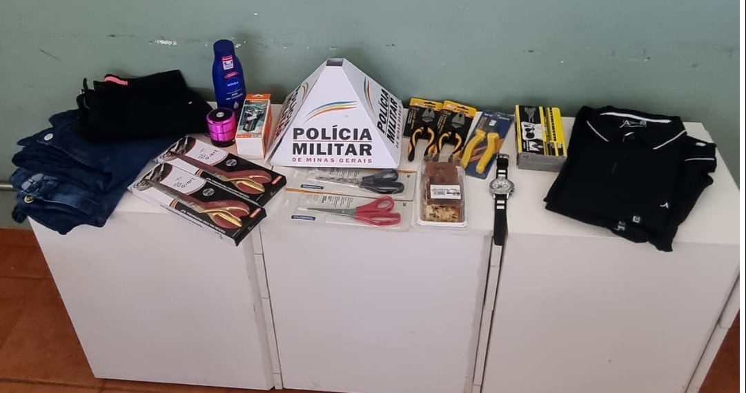 Homem é preso após furtar produtos de loja no centro de Poços de Caldas