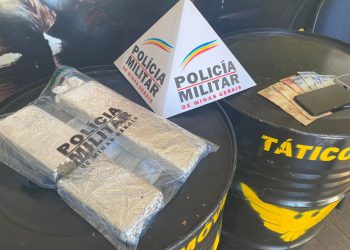 Foragido da Justiça é capturado pela PM com droga no centro de Poços de Caldas