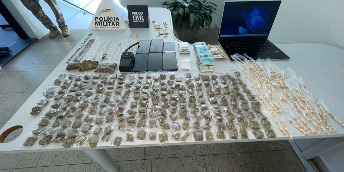 Drogas são apreendidas em operação conjunta entre Polícia Militar e Civil em Poços de Caldas