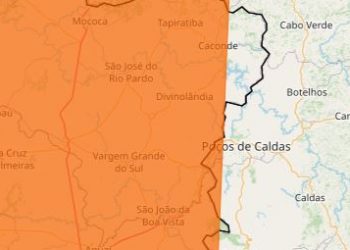 Alerta laranja de baixa umidade é emitido para Poços neste sábado