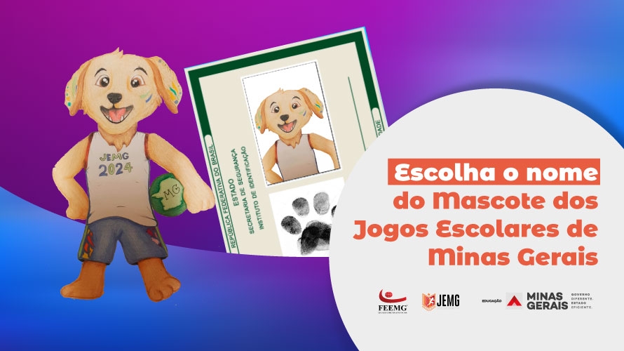 Escolha o nome do mascote dos Jogos Escolares de Minas Gerais