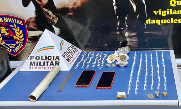 Operação da PM no São José prende dois suspeitos de tráfico em Poços