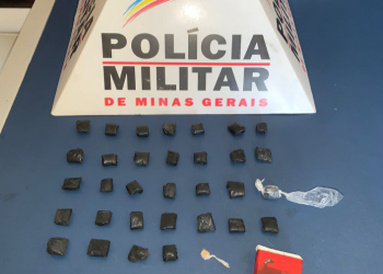 Suspeito de tráfico que havia fugido algemado é recapturado com drogas em Poços