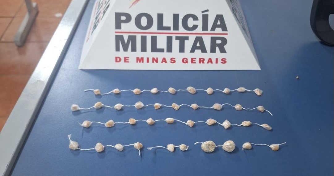 Homem é preso pela PM suspeito de tráfico de drogas em Poços de Caldas