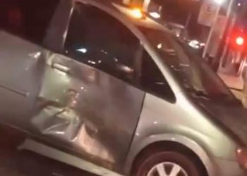 VÍDEO: Acidente entre carro e motocicleta deixa vítima em Andradas