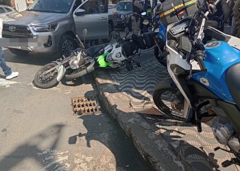Motociclista com 95 multas é detido no centro de Poços de Caldas