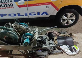 Dupla é presa após furto a construção em Poços de Caldas