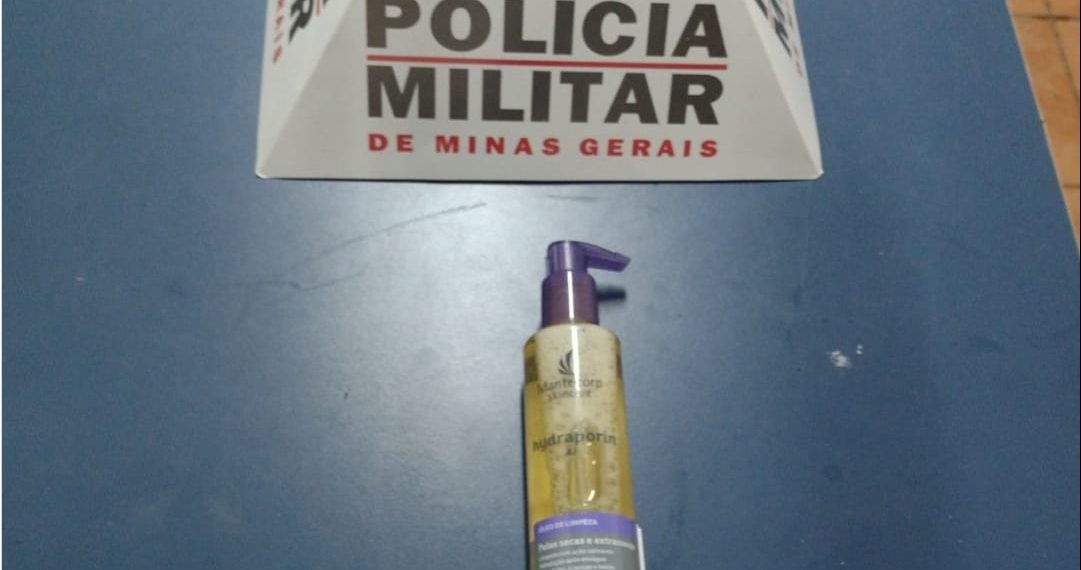 Homem furta óleo de limpeza de pele em drogaria de Poços de Caldas