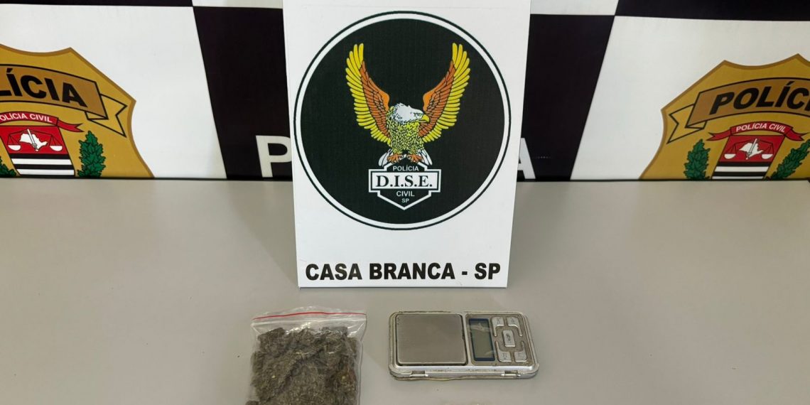 Homem é preso por tráfico de drogas em Casa Branca