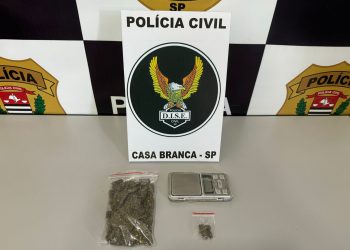 Homem é preso por tráfico de drogas em Casa Branca