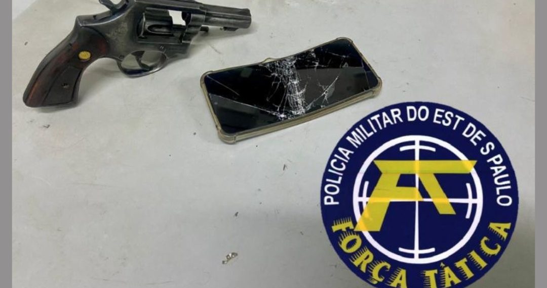 Homem é preso por porte ilegal de arma e munição