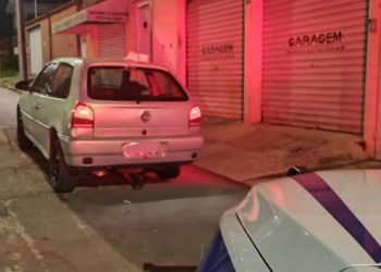 Veículo recuperado momentos após o furto