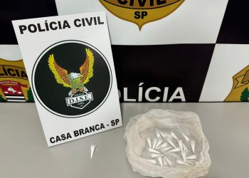 Homem é preso enquanto vendia drogas em Casa Branca