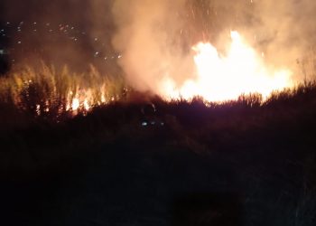 Incêndio consome 20 mil metros quadrados no Campo da Mogiana em Poços