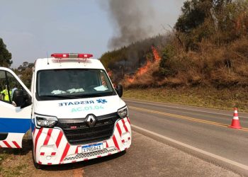 Mais de 100 episódios de incêndios são registrados em agosto nas rodovias do sul de Minas