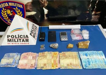 Traficante vai preso com mais de R$ 3mil reais e um rádio comunicador