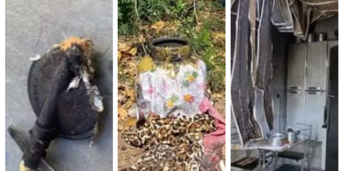 Mulher fica ferida após explosão de botijão de gás em Andradas