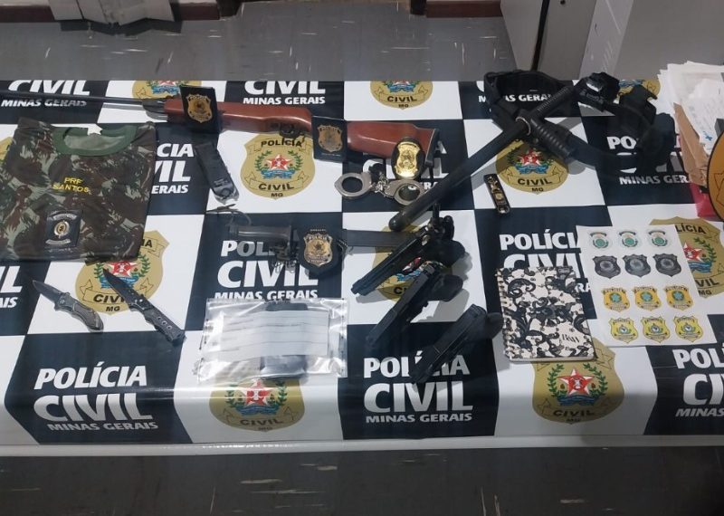 Falso policial rodoviário federal é preso no Sul de Minas