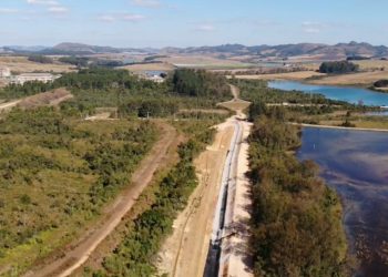 Canal de desvio de águas pluviais na INB em Caldas é concluído