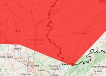 Alerta vermelho de baixa umidade é emitido para Poços de Caldas
