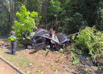 Duas pessoas ficam feridas em acidente na zona oeste de Poços de Caldas 
