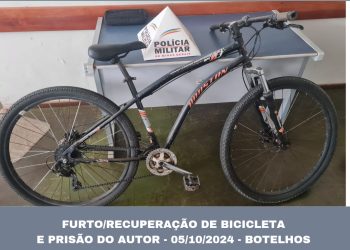 PM recupera bicicleta furtada em Botelhos