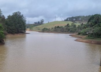Nível da Represa Saturnino de Brito tem melhora após chuvas em Poços de Caldas