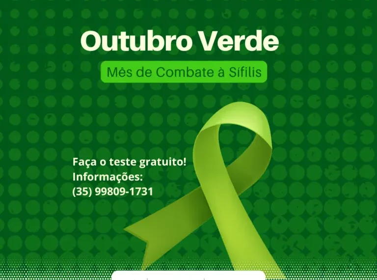 Prefeitura de Poços inicia a Campanha Outubro Verde contra a sífilis