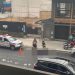 Motociclista fica ferida após colisão com carro no centro de Poços de Caldas