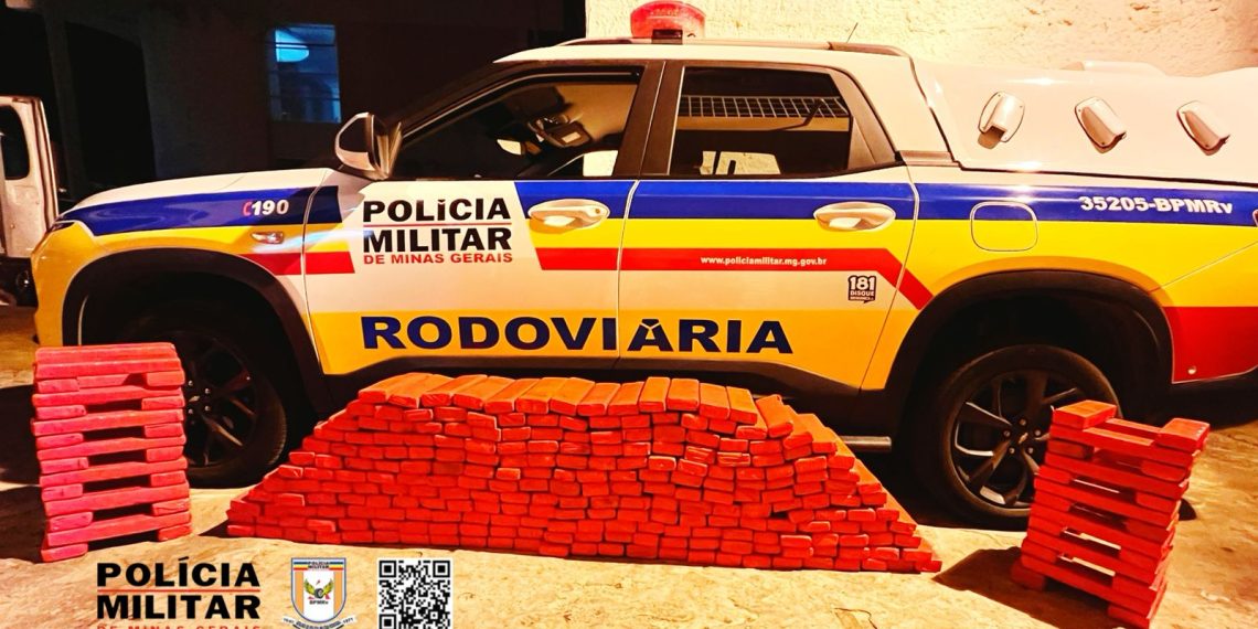 Polícia Rodoviária apreende 300kg de maconha