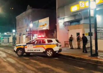PM realiza operação anti-explosão de caixa eletrônico em Poços de Caldas