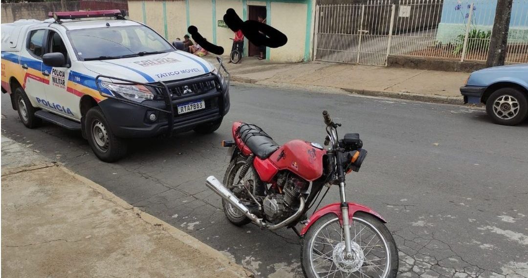 PM prende suspeito e apreende moto adulterada na Zona Sul de Poços de Caldas