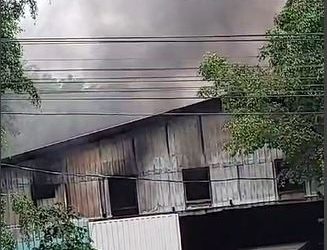 Incêndio atinge cooperativa de reciclagem em Poços de Caldas