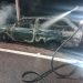 Carro fica completamente destruído após incêndio no sul de Minas