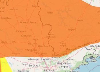 INMET emite alerta de tempestade para Poços nesta sexta