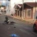 Motociclista fica ferido após ser atingido por carro durante perseguição