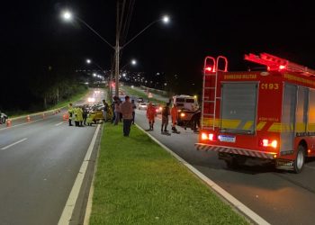 Acidente envolvendo capivaras e três carros deixa mulher ferida em Poços de Caldas