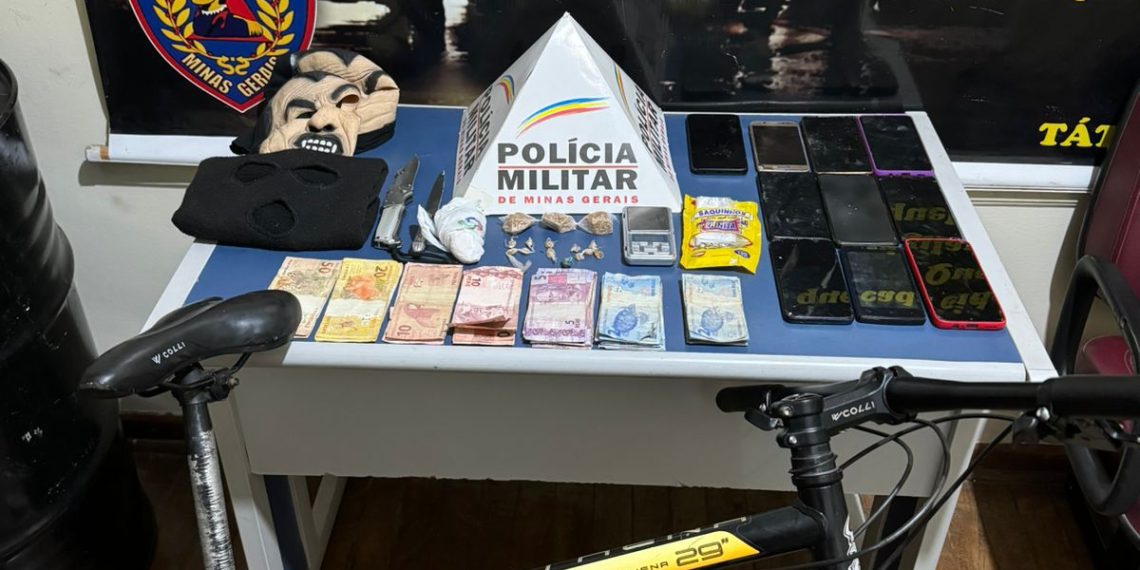 PM prende traficante, apreende drogas e celulares em Poços de Caldas