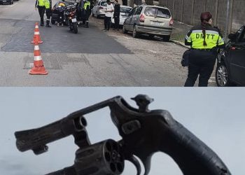 Revólver é apreendido após perseguição do Demutran em Poços de Caldas
